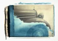170 D ( detail II )  Mercedes Benz, Oldtimer, photo by werner pawlok, polaroid, transfer, master pieces