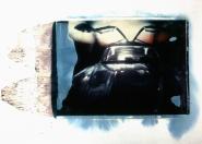 300 SL ( open )  Mercedes Benz, Oldtimer, photo by werner pawlok, polaroid, transfer, master pieces, 300 SL