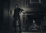 Berlin 2  photo by werner pawlok, daniela rotelli, hommage an helmut newton, black and white, portrait, fashion, marc cain, on location