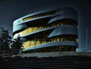 Mercedes-Benz Museum  photo by Werner Pawlok, Elle, Stuttgart, Mercedes Benz Museum, Ben van Berkel, Architektur, Automobilmuseum
