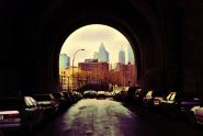Tunnel II  moving cities, photo by werner pawlok, fine art photography, new york city, nyc, urbane stadtansichten, stadtszenen, cab driving nyc, tunnel II, strassensicht nyc, street scene nyc, cars nyc