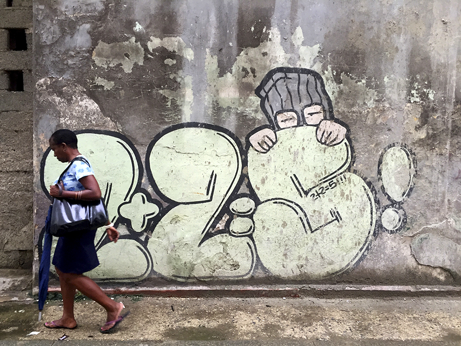Graffiti 34, 2016 Gaffiti, street art, Kuba, Graffiti 34; cuba expired; Werner Pawlok