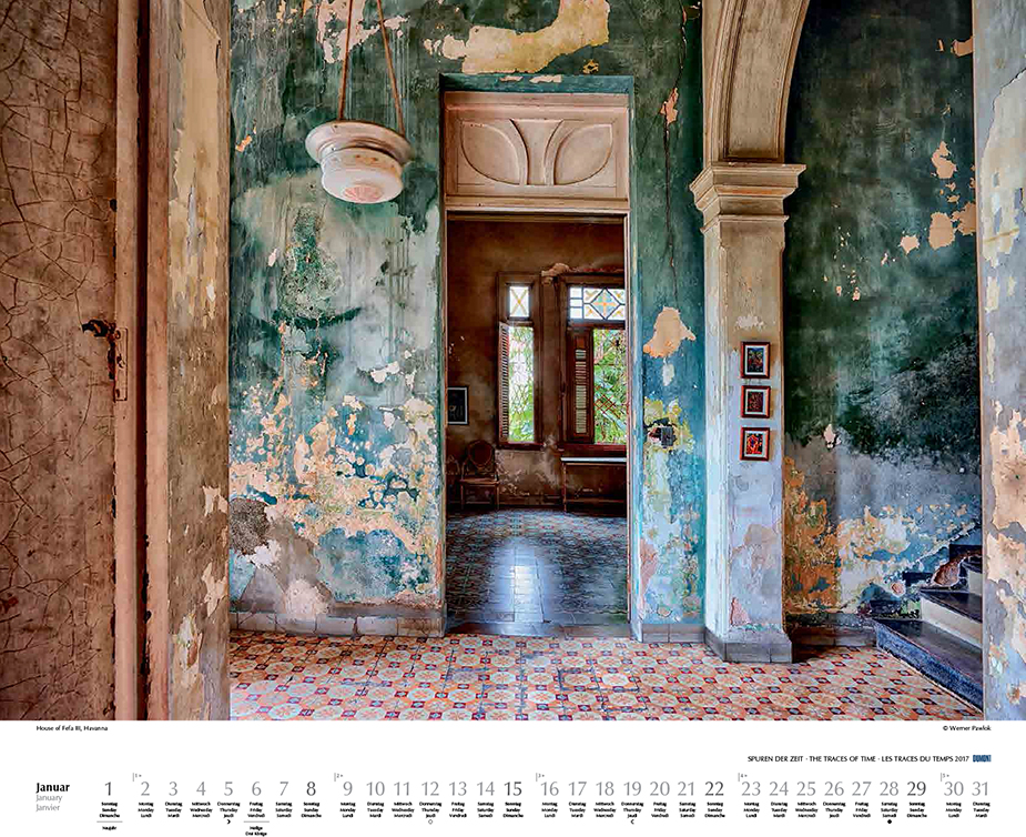 Januar 2017 Spuren der Zeit; Dumont Kalender; Werner Pawlok; Cuba; Kuba