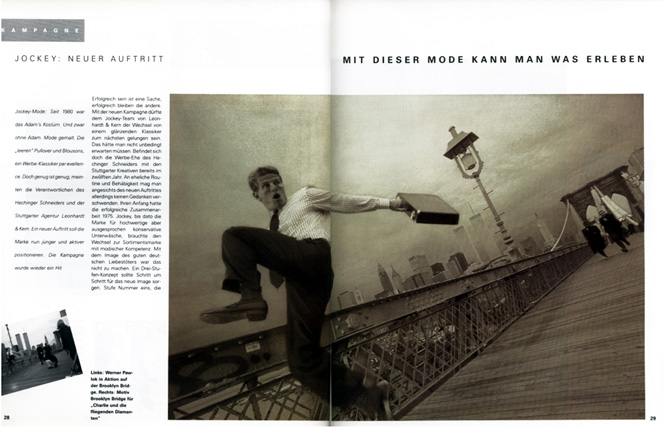 PD + T page 1 Photo Design + Technik, Jockey Campaign, Werner Pawlok