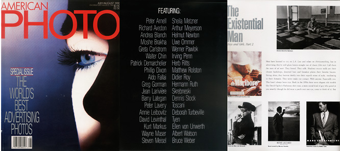 American Photo 1990 American Photo, Werner Pawlok, Best Advertising, Rene Lezard Campaign