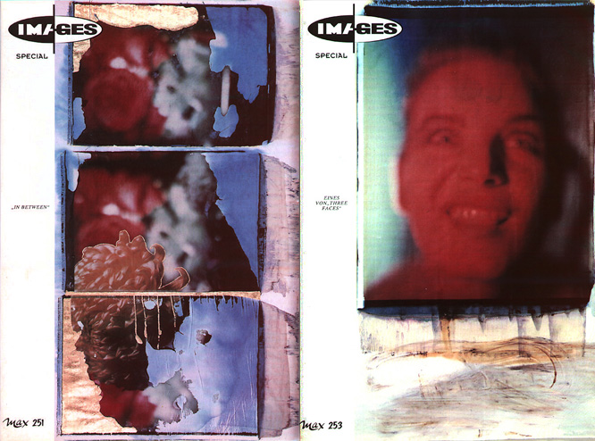 MAX page 2 Max, Werner Pawlok, Transfers, Polaroid 50x60, Polaroid Photography,