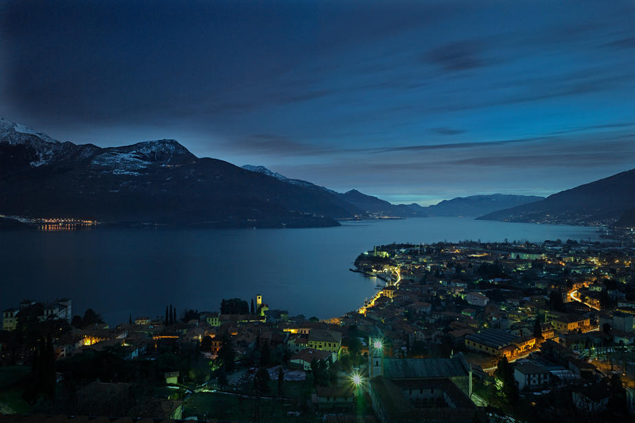 Lake Como 5 Lake Como, Comer See, photo by Werner Pawlok, Italy, Italien, lake overview, by night