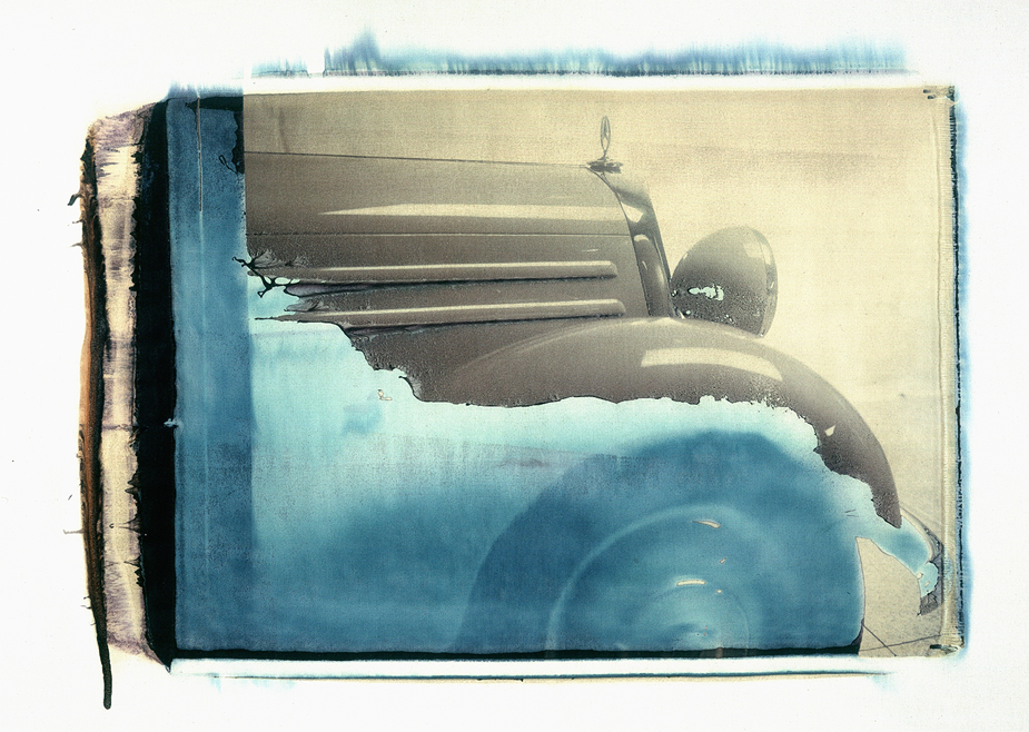170 D ( detail II ) 190 D; Mercedes-Benz; Oldtimer; Photo by Werner Pawlok; Polaroid 50x60; Transfers; Master Pieces;