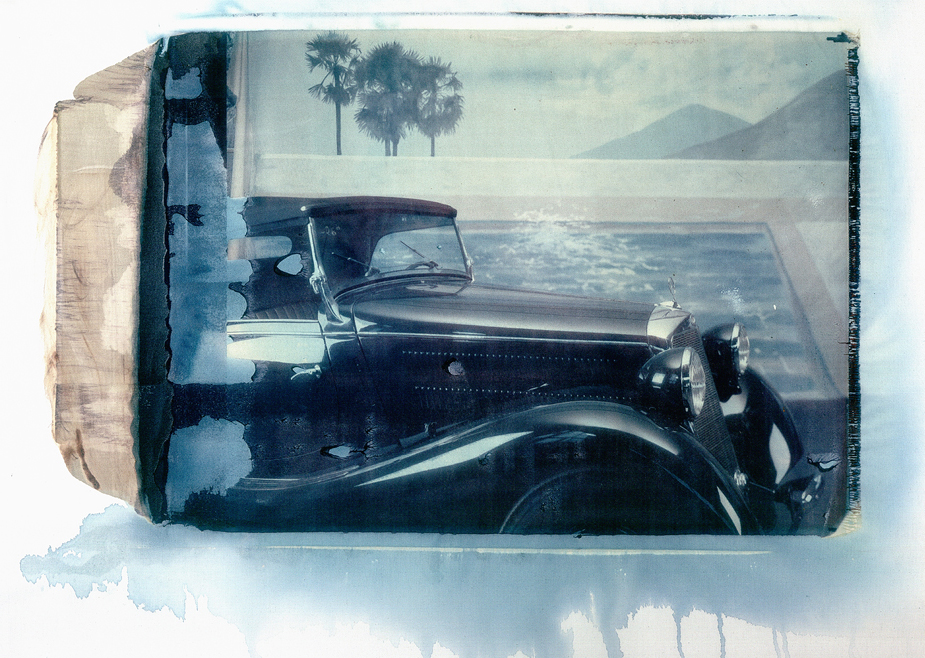 170 V 190 V; Mercedes-Benz; Oldtimer; Photo by Werner Pawlok; Polaroid 50x60; Transfers; Master Pieces;