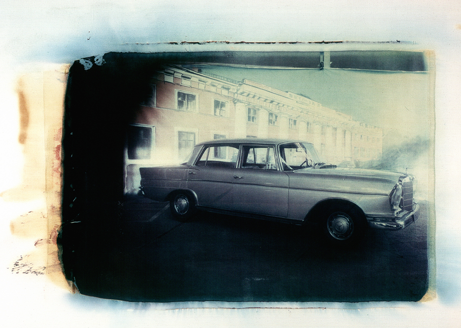 300 SE 300 SE; Mercedes-Benz; Oldtimer; Photo by Werner Pawlok; Polaroid 50x60; Transfers; Master Pieces;
