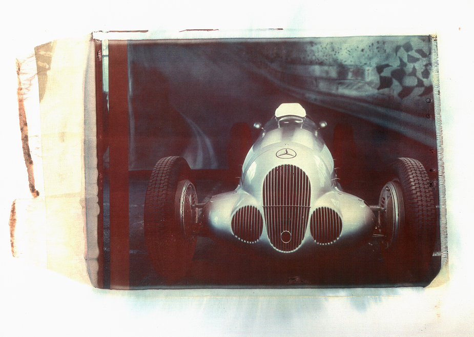 W 125 II W 125 II; Mercedes-Benz; Oldtimer; Photo by Werner Pawlok; Polaroid 50x60; Transfers; Master Pieces;