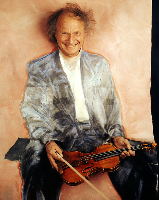 Ivry Gitlis Ivry Gitlis, photo by Werner Pawlok, Polaroid, Stars and Paints, violinist, UNESCO Goodwill Ambassador 