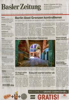 Basler Zeitung cover