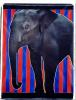 Elefant I Polaroid 50x60; Werner Pawlok; Polaroid Fotografie; Crying Animals; Elefant I;