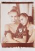 Petra + Chris mit Bär II Monochrome, Polaroid 20x24", Werner Pawlok