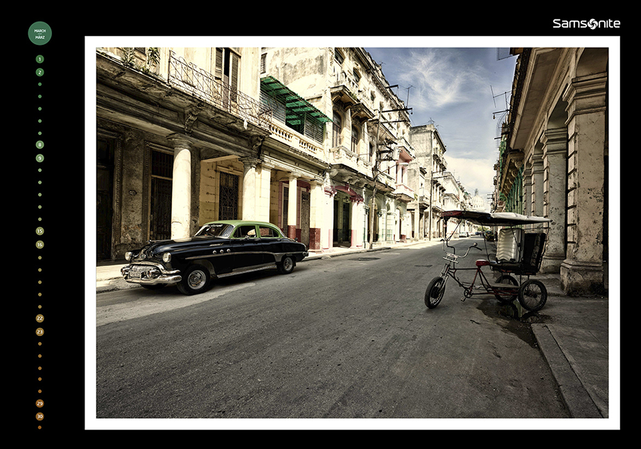 Samsonite Kalender 2014 03 Samsonite Kalender 2014; Werner Pawlok; Cuba Samsonite Kalender 2014 03 Samsonite Kalender 2014; Werner Pawlok; Cuba