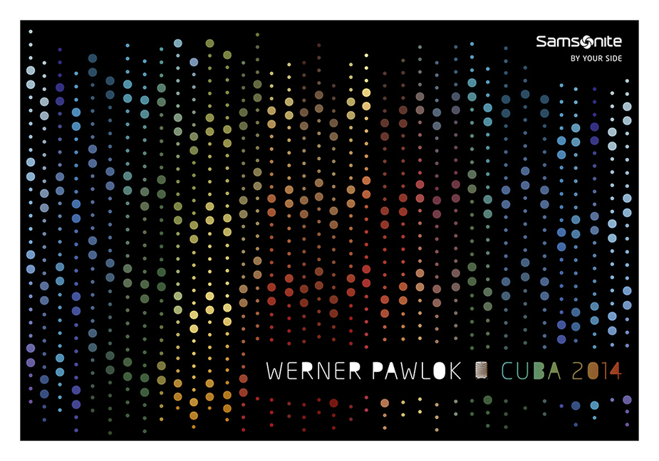 Samsonite Kalender 2014 cover Samsonite Kalender 2014; Werner Pawlok; Cuba
