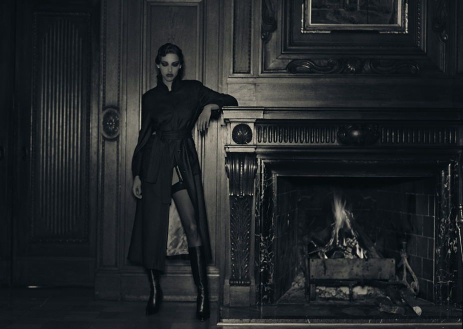 Berlin 2 photo by werner pawlok, daniela rotelli, hommage an helmut newton, black and white, portrait, fashion, marc cain, on location Berlin 2 photo by werner pawlok, daniela rotelli, hommage an helmut newton, black and white, portrait, fashion, marc cain, on location