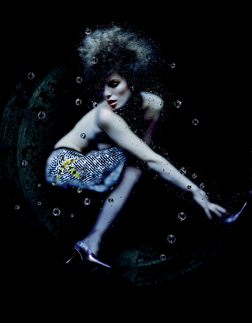 raindrops 7 waterdrops, raindrops, photo by werner pawlok, fashion, top fashion, fashion photography, marc cain, studio photography, topmodel