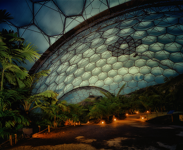 Eden Project VII Greenhouses, Cathedrals for Plants, Werner Pawlok