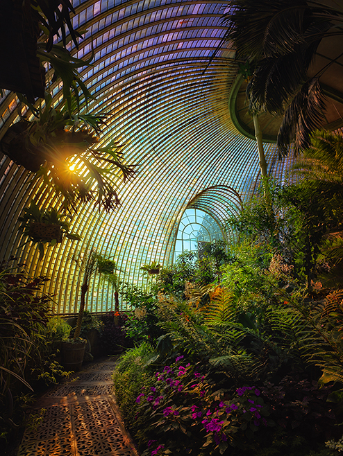 Lednice Palmenhaus XII  Greenhouses, Cathedrals for Plants, Werner Pawlok