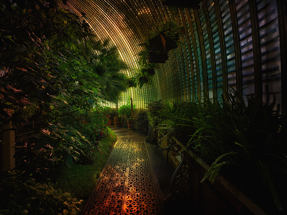 Lednice Palmenhaus XV  Greenhouses, Cathedrals for Plants, Werner Pawlok