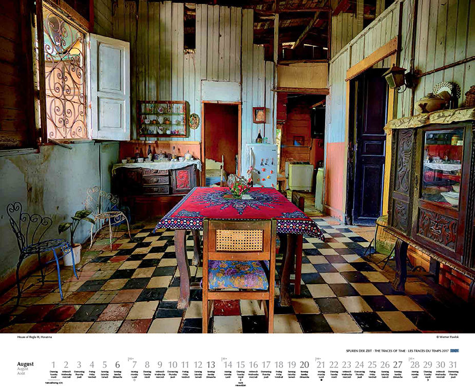 August 2017 Spuren der Zeit; Dumont Kalender; Werner Pawlok; Cuba; Kuba August 2017 Spuren der Zeit; Dumont Kalender; Werner Pawlok; Cuba; Kuba