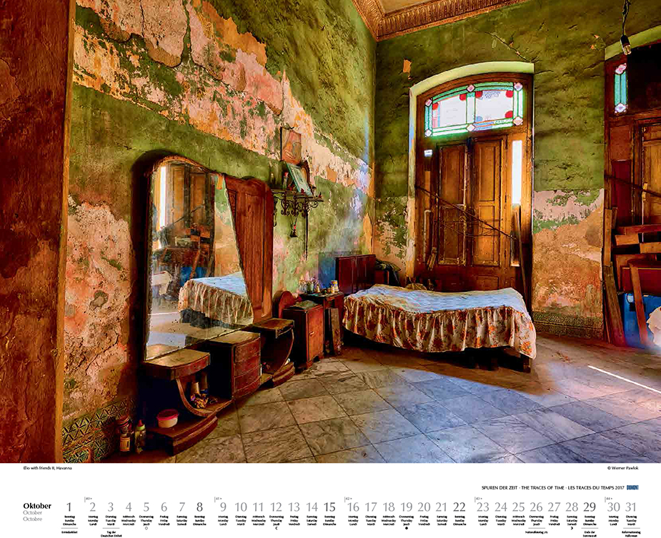 Oktober 2017 Spuren der Zeit; Dumont Kalender; Werner Pawlok; Cuba; Kuba Oktober 2017 Spuren der Zeit; Dumont Kalender; Werner Pawlok; Cuba; Kuba