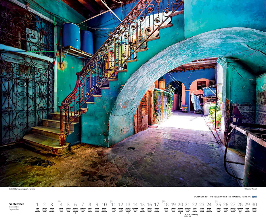 September 2017 Spuren der Zeit; Dumont Kalender; Werner Pawlok; Cuba; Kuba September 2017 Spuren der Zeit; Dumont Kalender; Werner Pawlok; Cuba; Kuba