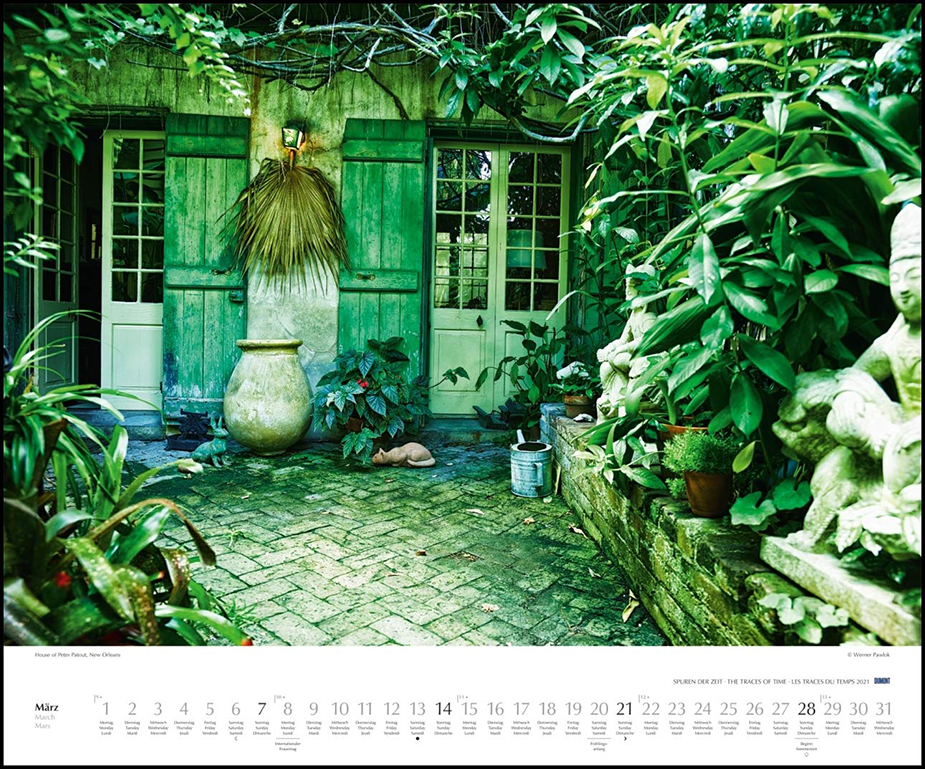 March 2021 Dumont Kalender New Orleans 2021, Werner Pawlok March 2021 Dumont Kalender New Orleans 2021, Werner Pawlok