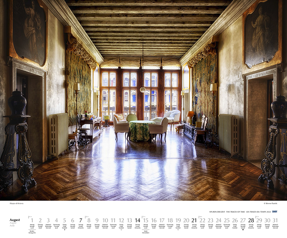 August 2022 Dumont Kalender, Spuren der Zeit 2022, Werner Pawlok August 2022 Dumont Kalender, Spuren der Zeit 2022, Werner Pawlok