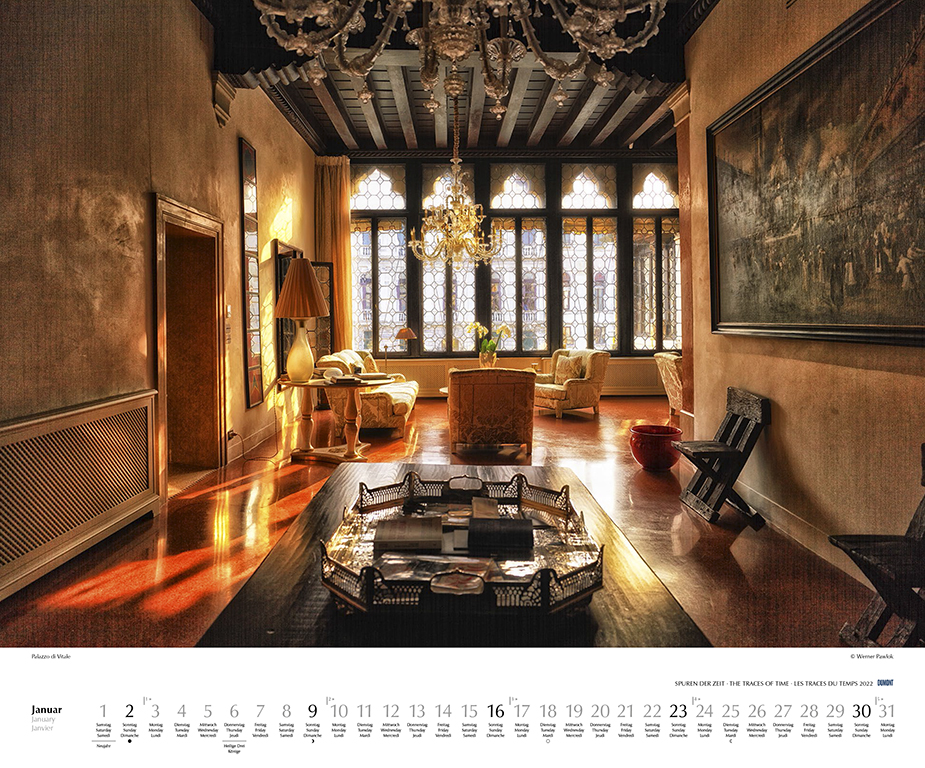 January 2022 Dumont Kalender, Spuren der Zeit 2022, Werner Pawlok January 2022 Dumont Kalender, Spuren der Zeit 2022, Werner Pawlok