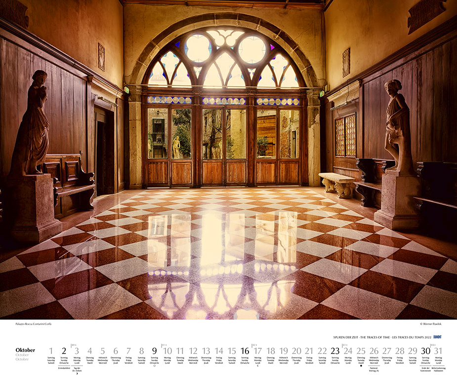 October 2022 Dumont Kalender, Spuren der Zeit 2022, Werner Pawlok October 2022 Dumont Kalender, Spuren der Zeit 2022, Werner Pawlok