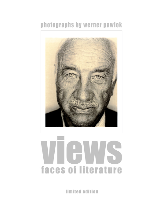 Inlay front edition, photo by werner pawlok, schriftsteller, writer, fine art photography, views faces of literature