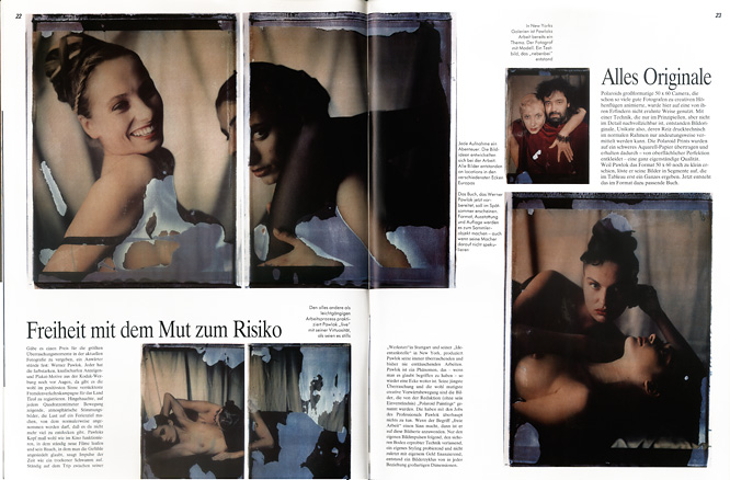 PD + T page 3 Photo Design + Technik, Werner Pawlok, Photography Paintings, Polaroid 50x60, Polaroid Photography, PD + T page 3 Photo Design + Technik, Werner Pawlok, Photography Paintings, Polaroid 50x60, Polaroid Photography,