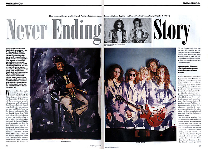 werben + verkaufen page 1 W + V, Photographie, Werner Pawlok, Stars & Paints, Polaroid 50x60, Polaroid Photography, werben + verkaufen page 1 W + V, Photographie, Werner Pawlok, Stars & Paints, Polaroid 50x60, Polaroid Photography,