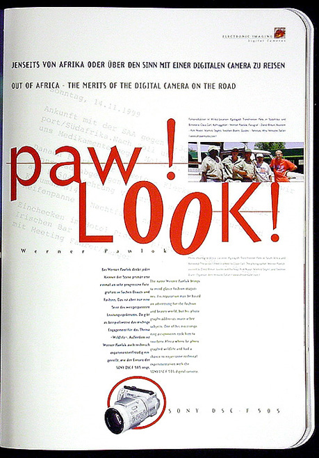 designers digest page 1 Designers Digest, Kalahari, Werner Pawlok, Photography,