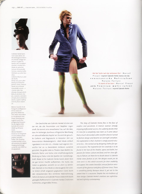 Designers Digest page 4 Designers Digest, Gabriele Henke-Böck, Werner Pawlok, Photography,