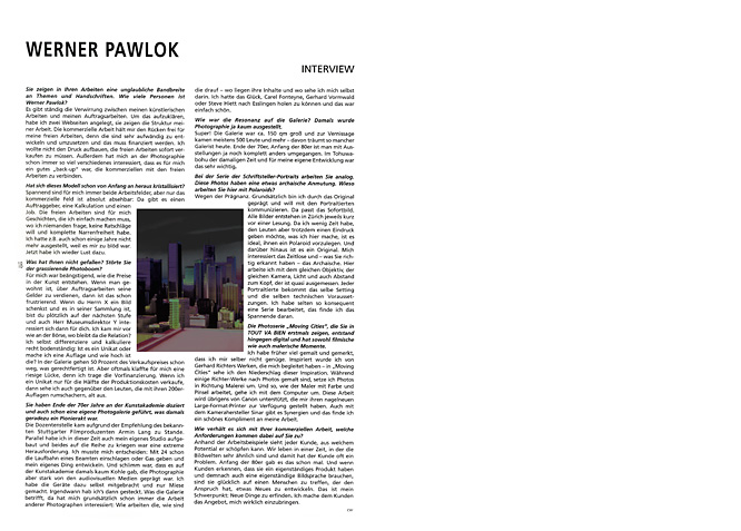 TOUT VA BIEN page 5 TOUT VA BIEN, moving cities, Werner Pawlok, Photography, TOUT VA BIEN page 5 TOUT VA BIEN, moving cities, Werner Pawlok, Photography,