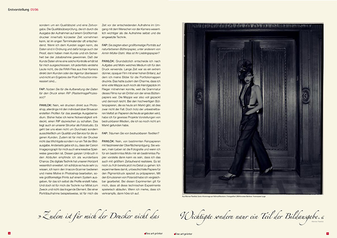 Fine Art Printer page 2 Fine Art Printer, Hommage Helmut Newton, Werner Pawlok, Photography,