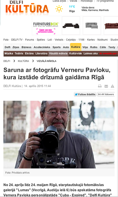 delfi kultura Latvia cuba expired; Werner Pawlok; Delfi Kultura; delfi kultura Latvia cuba expired; Werner Pawlok; Delfi Kultura;