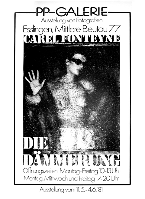 Carel Fonteyne Poster Carel Fonteyne, PP Galerie, Werner Pawlok, Carel Fonteyne Poster Carel Fonteyne, PP Galerie, Werner Pawlok,