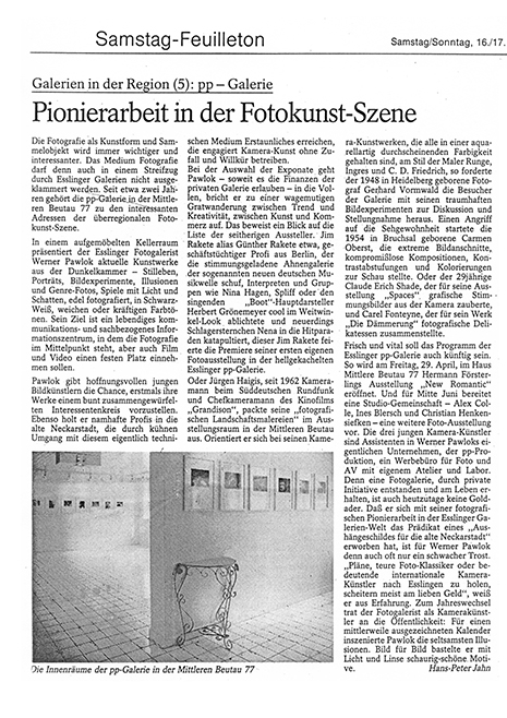 PP Galerie Press 2 PP Galerie, Werner Pawlok PP Galerie Press 2 PP Galerie, Werner Pawlok