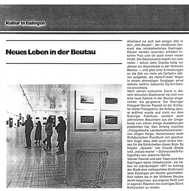 PP Galerie Press 3 PP Galerie, Werner Pawlok PP Galerie Press 3 PP Galerie, Werner Pawlok