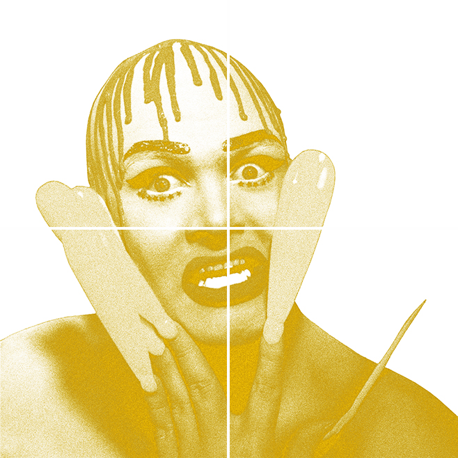 Leigh Bowery Gold Leigh Bowery; Polaroid Photography; Werner Pawlok;