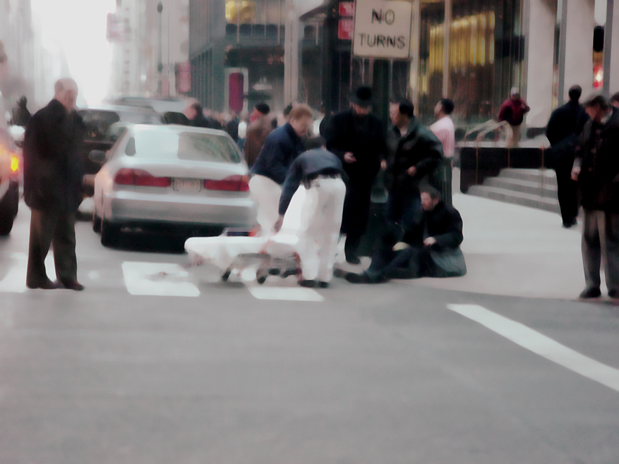 Accident moving cities, photo by werner pawlok, fine art photography, accident, new york city, nyc, urbane stadtansichten, stadtszenen Accident moving cities, photo by werner pawlok, fine art photography, accident, new york city, nyc, urbane stadtansichten, stadtszenen