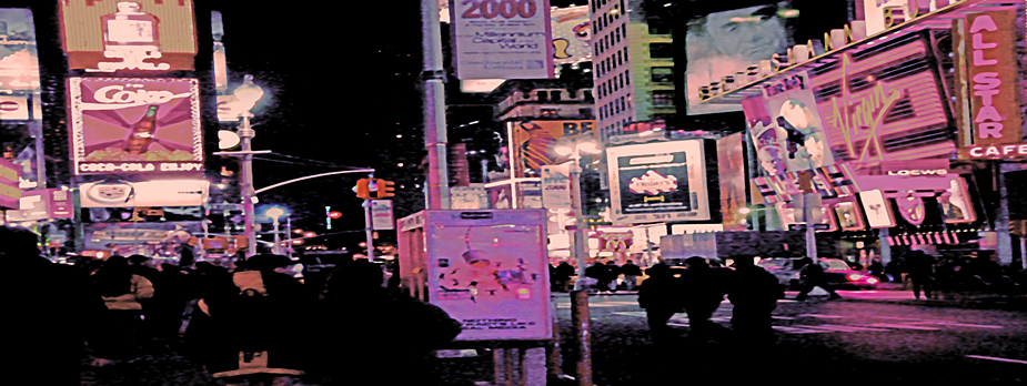 Time Square III moving cities, photo by werner pawlok, fine art photography, new york city, nyc, urbane stadtansichten, stadtszenen, time square III, time square nyc