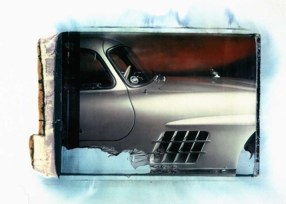 300 SL  300 SL; Mercedes-Benz; Oldtimer; Photo by Werner Pawlok; Polaroid 50x60; Transfers; Master Pieces;