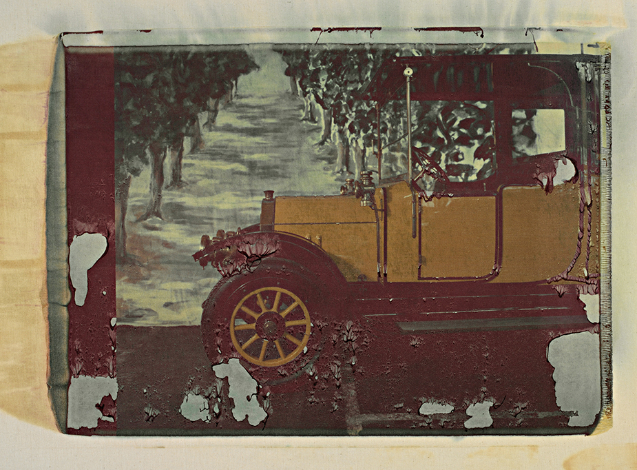Landaulet IV Landaulet IV; Mercedes-Benz; Oldtimer; Photo by Werner Pawlok; Polaroid 50x60; Transfers; Master Pieces; Landaulet IV Landaulet IV; Mercedes-Benz; Oldtimer; Photo by Werner Pawlok; Polaroid 50x60; Transfers; Master Pieces;