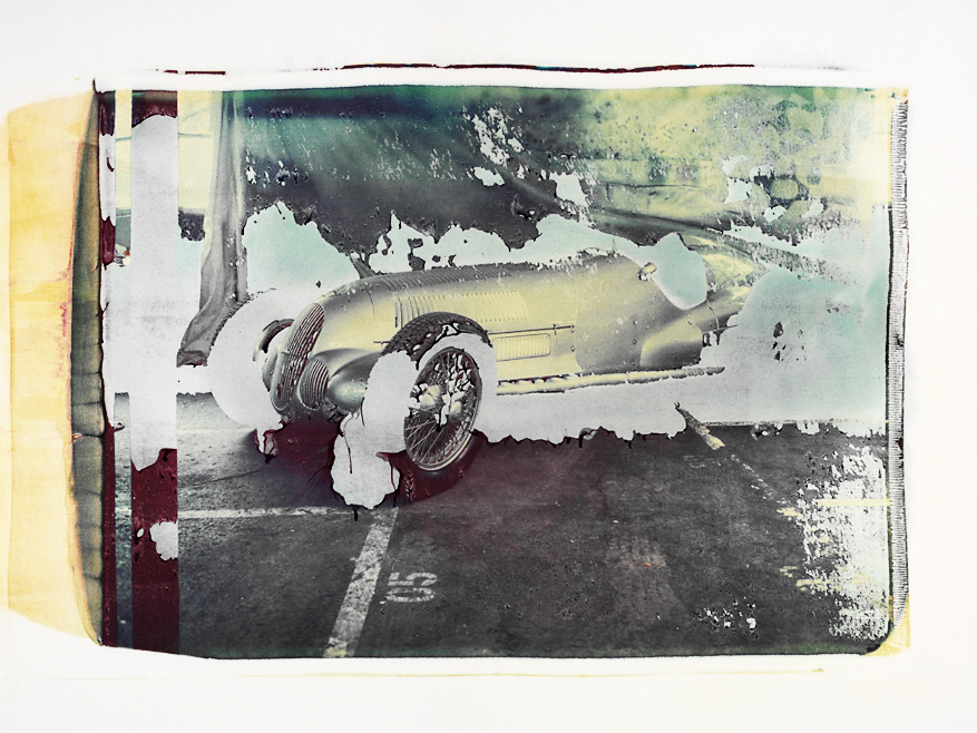 W 125 IV W 125 IV; Mercedes-Benz; Oldtimer; Photo by Werner Pawlok; Polaroid 50x60; Transfers; Master Pieces; W 125 IV W 125 IV; Mercedes-Benz; Oldtimer; Photo by Werner Pawlok; Polaroid 50x60; Transfers; Master Pieces;